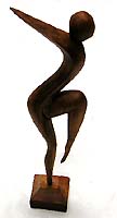 abstract carvings collections - Abstract carving of man in diving