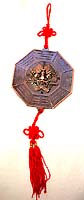 Metal made of FENGSHUI door hanging decoration, Chinese called it 'BA GUA' which is used to get rid of devil