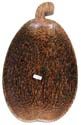 Pear pattern design, smooth finishing coconut wood tray