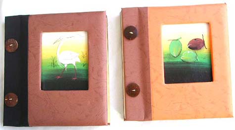 Bali natural stationary products and photo album wholesaler wholesale supply hand painted photo albums