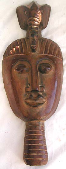 Elephant top brown face mask with strip extented out from bottom