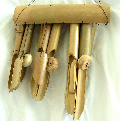 wholesale home decor gift balinese bamboo windchime and chime music giftware
