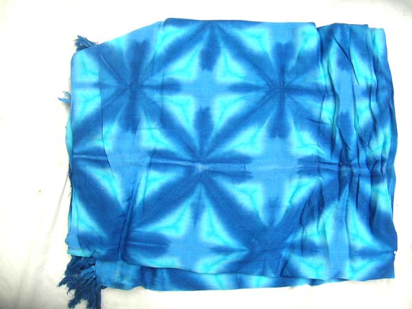 Online clothing exporter, Trendy fashion sarong dress in tie dyed diamond design