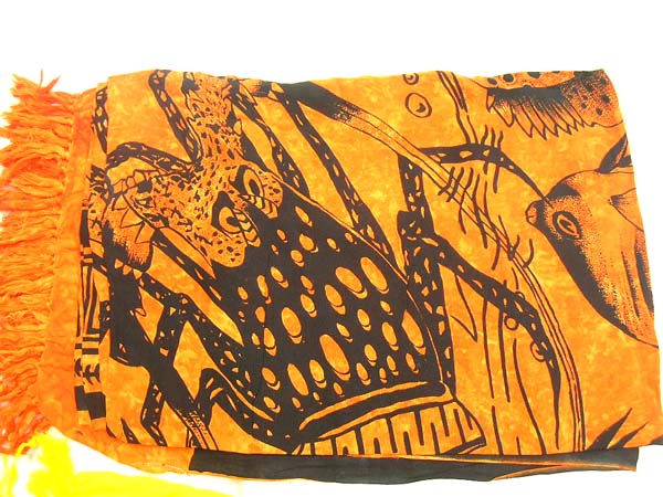 Tropical fashion supplier exports Under sea world adventure designed bali bali beach wrap