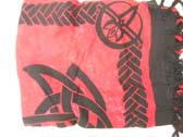 Import distributor supplies Celtic art designed beach sarong wrap with knot and triqueta design