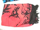 Beauty fashion importer supplies Exotic tribal art designed batik summer wrap around