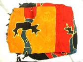 Bali designed gecko print on stylish urban wrap skirt supply import dealer