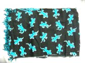 Fun wholesale beach wear supplier, Gecko lovers beach bikini wrap shawl