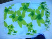 Batik fashion wholesale warehouse, Garden flower print decor on tropical summer sarong