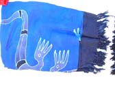 Stylish resort fashion boutique supplies Blue gecko artisan wear sarong cover all
