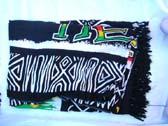 Handcrafted bikini cover wrap with trendy jamaican styled design from summer apparel manufacturing wholesaler