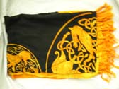 Beauty wear manufacturing warehouse, Resort wear sarong dress with celtic horse design and knot 