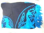 holiday leisure wear catalog express importer, Celtic Uffington horse inspired design on batik summer sarong