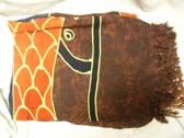 Brown and orange tropical spring bali cover up sarong from vacation boutique distribution wholesaler