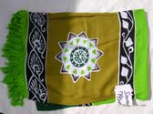 Urban beach wear balinese scarf wrap with unique sun design and leaf pattern from ladies apparel factory collection trader