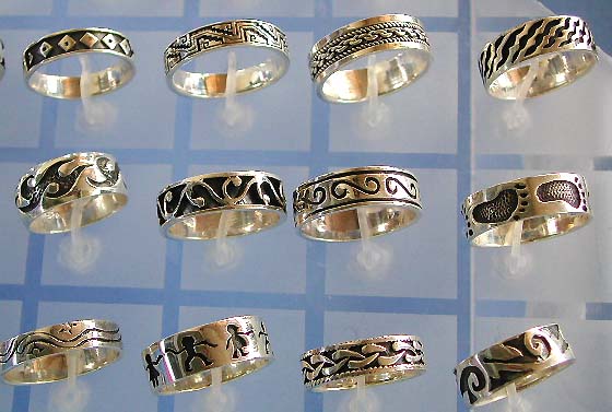 silver wide band rings. Full image of sterling silver