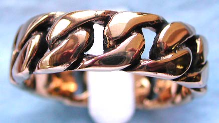Wholesaler and distributor of ring jewelry online offering bronze ring in double twisted pattern design