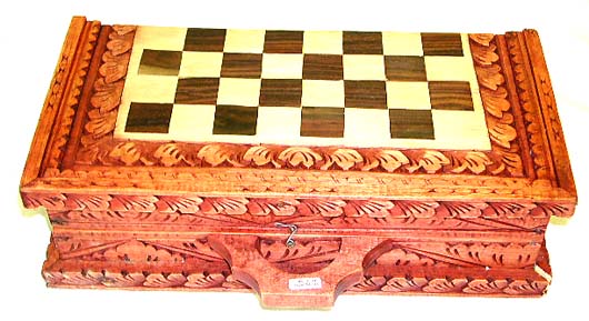 Chess set - wooden chess box set