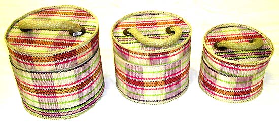 Christmas gift - assorted color rounded rattan hand bag with zipper