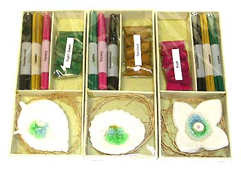 Wholesale aromatic products - assorted aromatic incense sticks, cones with holder