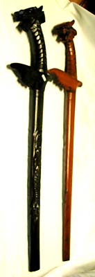 Wholesale weapons - assorted color dragon head sword