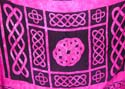 Celtic knot work pattern design pinky fashion sarong wrap
