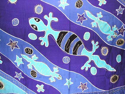 Bali sealife screen hand painting pereau beach sarong wrap art wear. Wholesale clothing and woman's fashion - luminium blue sea life shark fish design sarong wrap on blue background color 