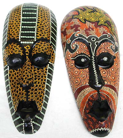 Country decor 2004 - assorted color and pattern design long face mask 