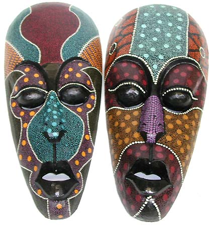 Country decor 2004 - assorted color and pattern design long face mask 