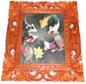 Assorted design carved out pattern wooden picture decor, randomly pick