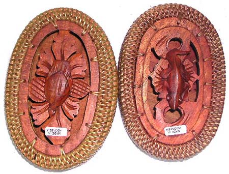 Assorted shape and carving design tropical wood retan box 