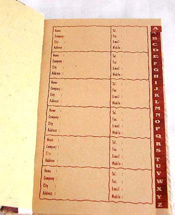 Natural fiber photo album