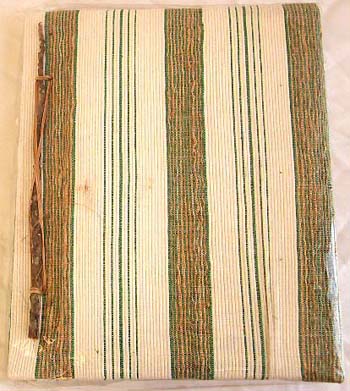 Handmade fashion notebook with rope and fabric cover, made of natural banana leaf, mulberry papers, recycling paper etc., randomly pick