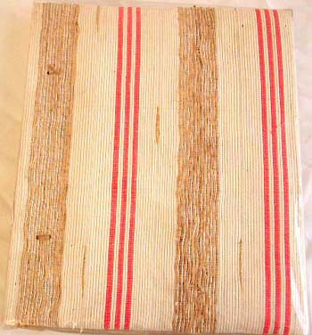 Handmade fashion notebook with rope and fabric cover, made of natural banana leaf, mulberry papers, recycling paper etc., randomly pick