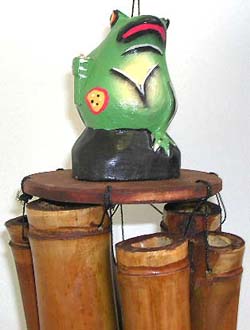 Home garden decor wholesale at low prices - frog garden decorative chime for home and garden shops