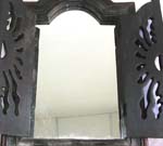 Color painting rectangular door stand wooden mirror