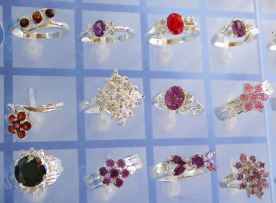 Manufacturers silver ring online shop, cz ring in assorted pattern design
