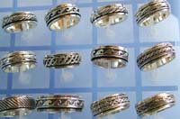 wholesale spinning ring in assorted pattern design